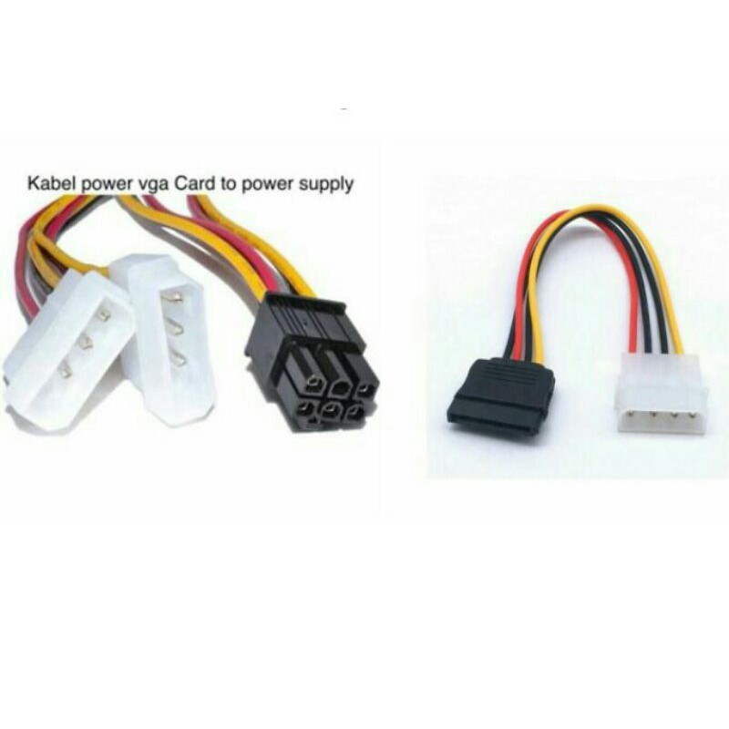 Kabel POWER VGA 6 PIN | Power HDD SATA