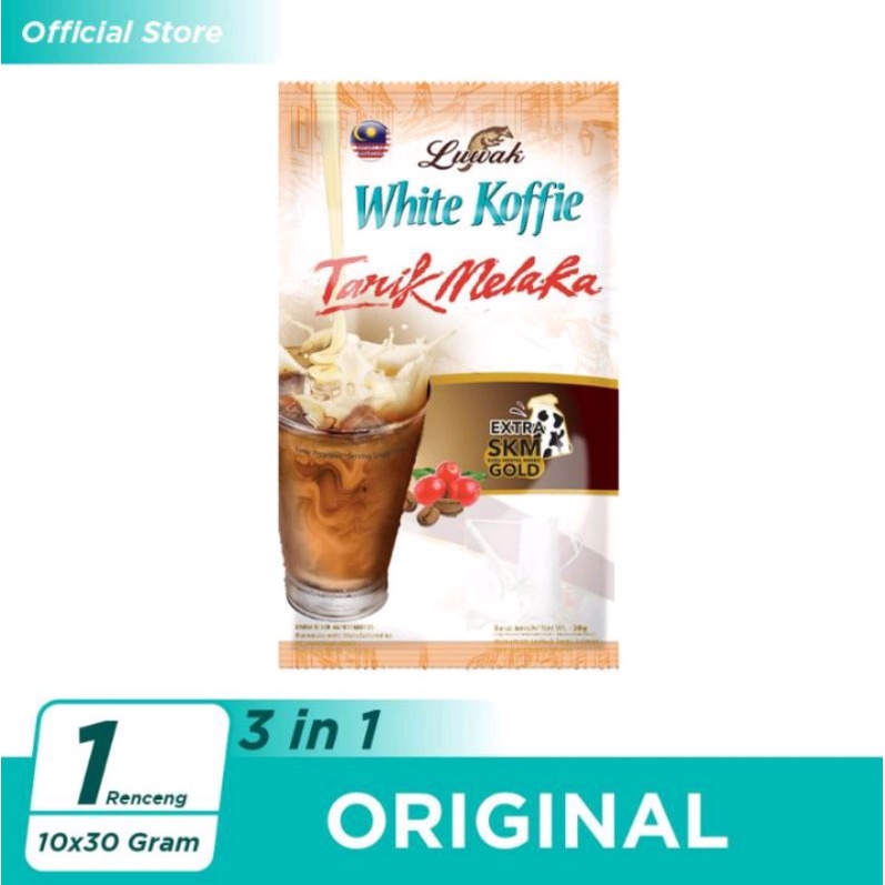 Luwak White Koffie Tarik Malaka 10 x 30gr