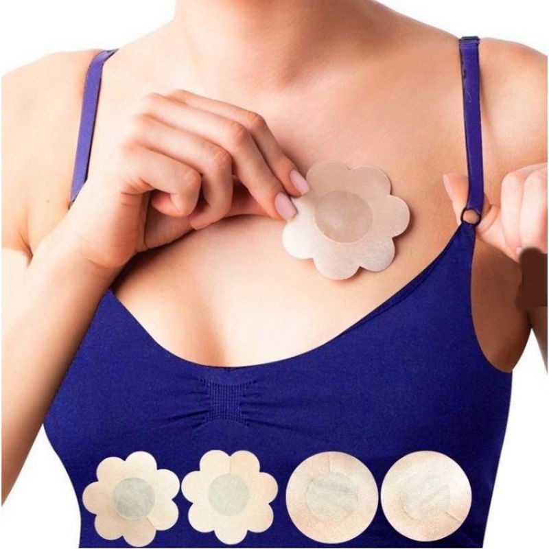 FINETOO FT17 Penutup Puting Payudara Pria Wanita isi 10 pcs Nipple STICKER Pad Cover Bra