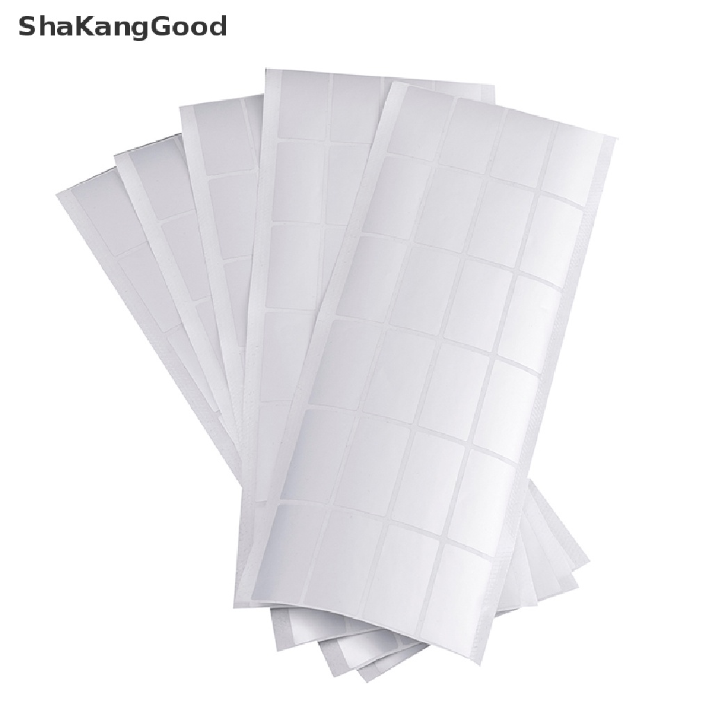 Skid 100pcs Stiker label Segel Keamanan Kosong Anti Air / Garansi Warna silver matte