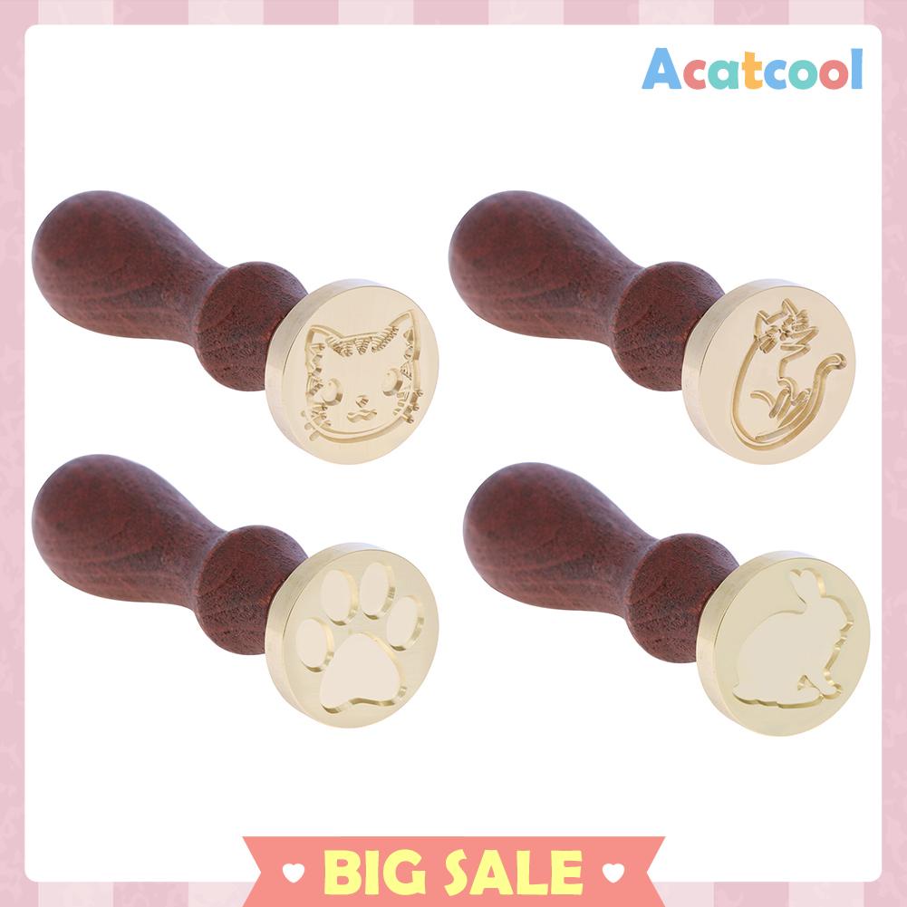 Stempel Segel Lilin Motif Hewan Lucu Gaya Retro Antik Untuk Dekorasi