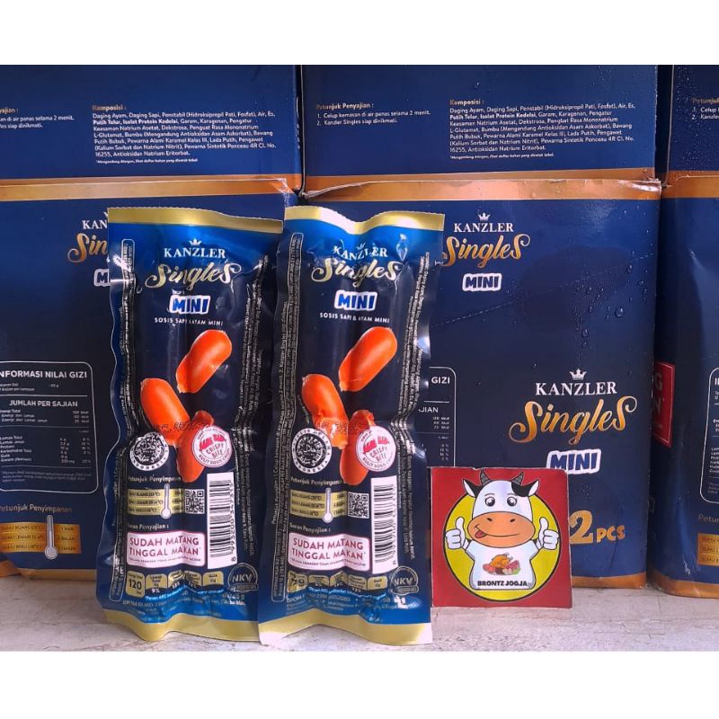 

KANZLER SINGLES SOSIS MINI 65 GR - BRONTZ JOGJA