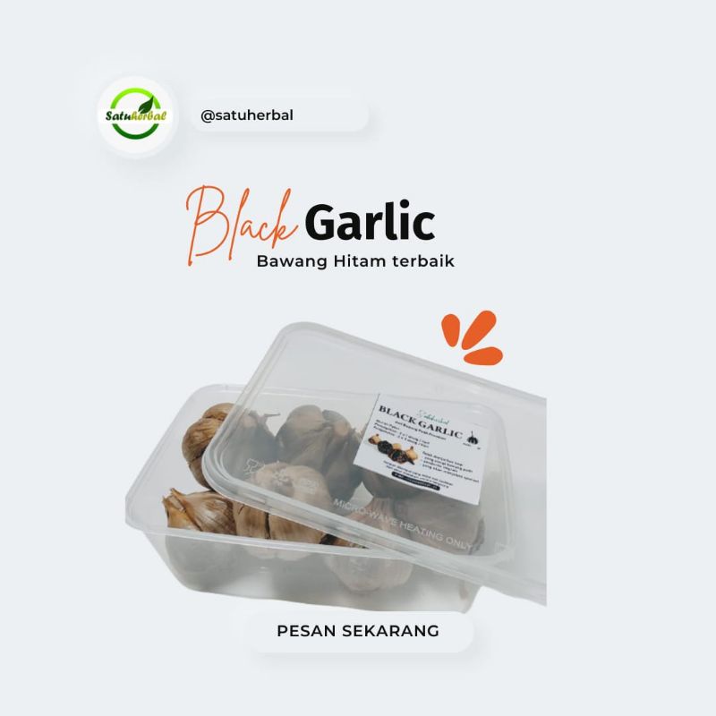 

Black Garlic Bawang Hitam Biasa dari bawang putih Kating Bonggol premium