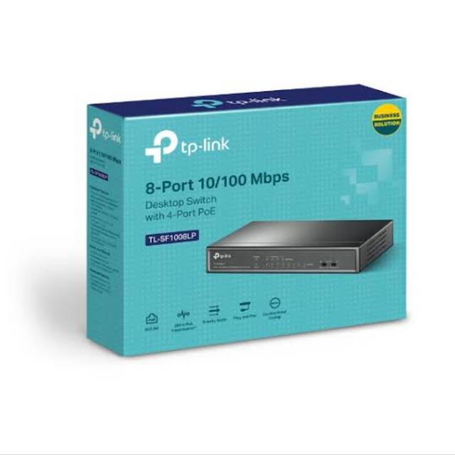 TPlink TL-SF1008LP Poe Switch 4Poe 4Uplink