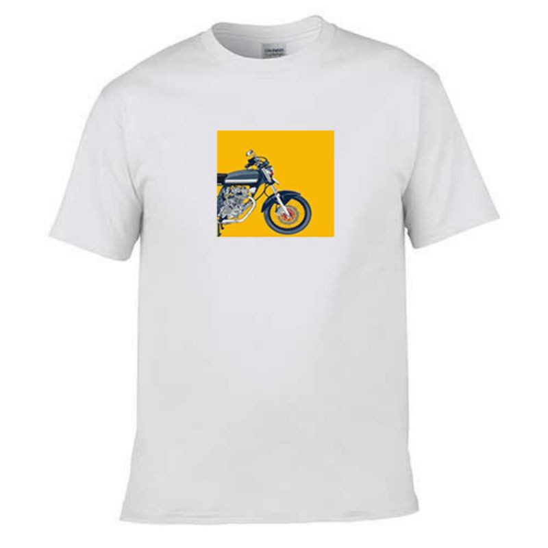 Kaos T-shirt Baju Cb/Gl Motor tua classic