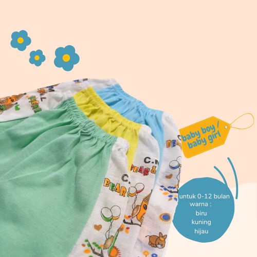 Celana bayi 1 lusin promo Celana Pendek Anak CUCI GUDANG