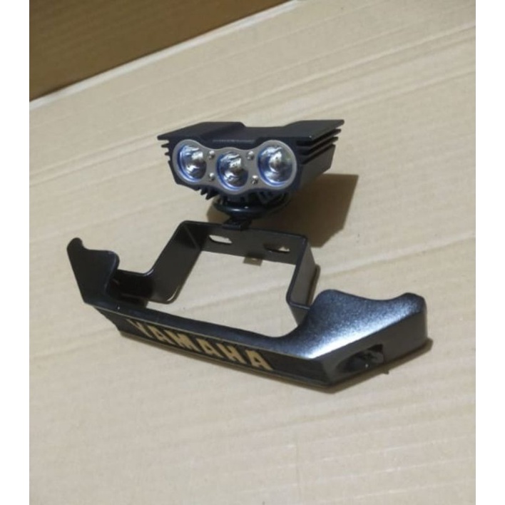 Lampu Depan LED Owl 3 Mata + Kumis +  Breket Pnp Rx-King Rx-S Rx-K Rx-King New Rx-King Lama