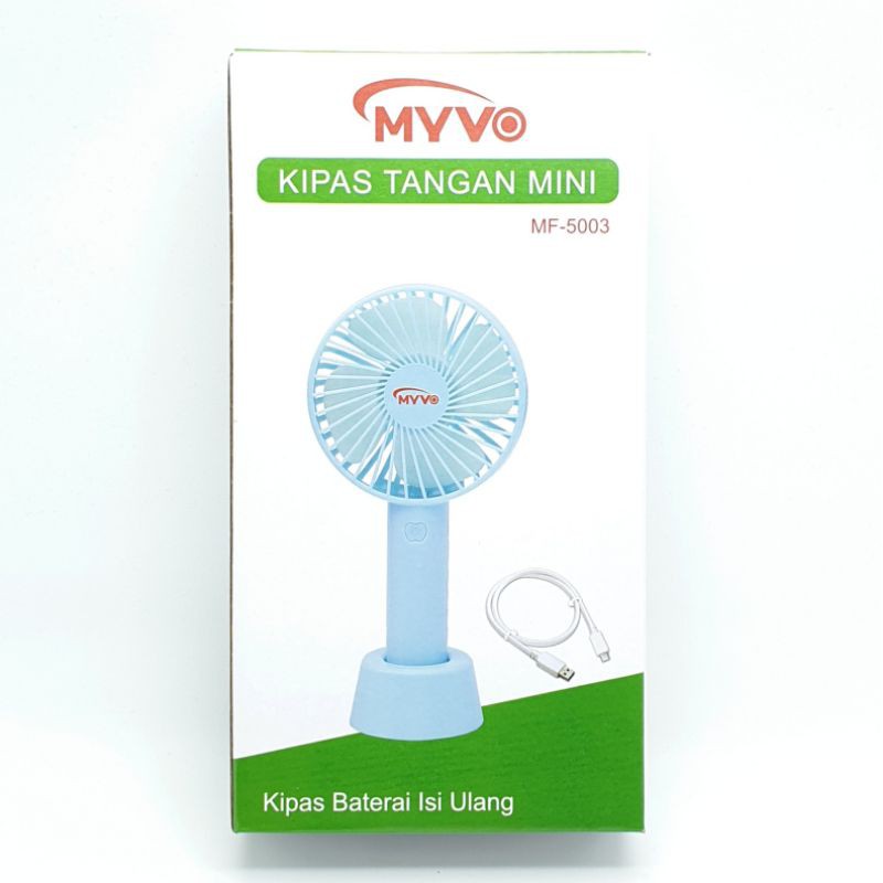 Myvo MF-5003 Mini Fan Genggam / Kipas Tangan Mini / Kipas Mini Portable