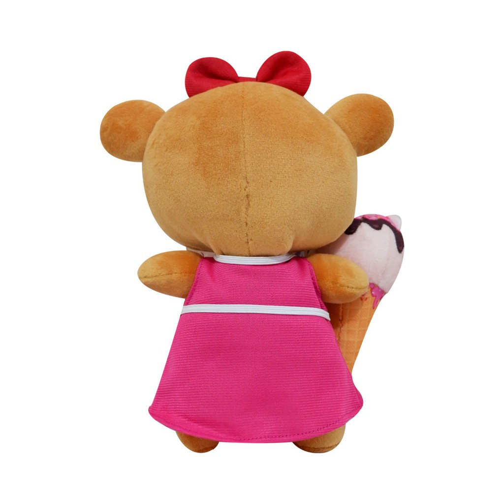 Boneka beruang rila The Happy Village Kuma Family chef mama papa ayah ibu anak adek keluarga edukasi mewarnai