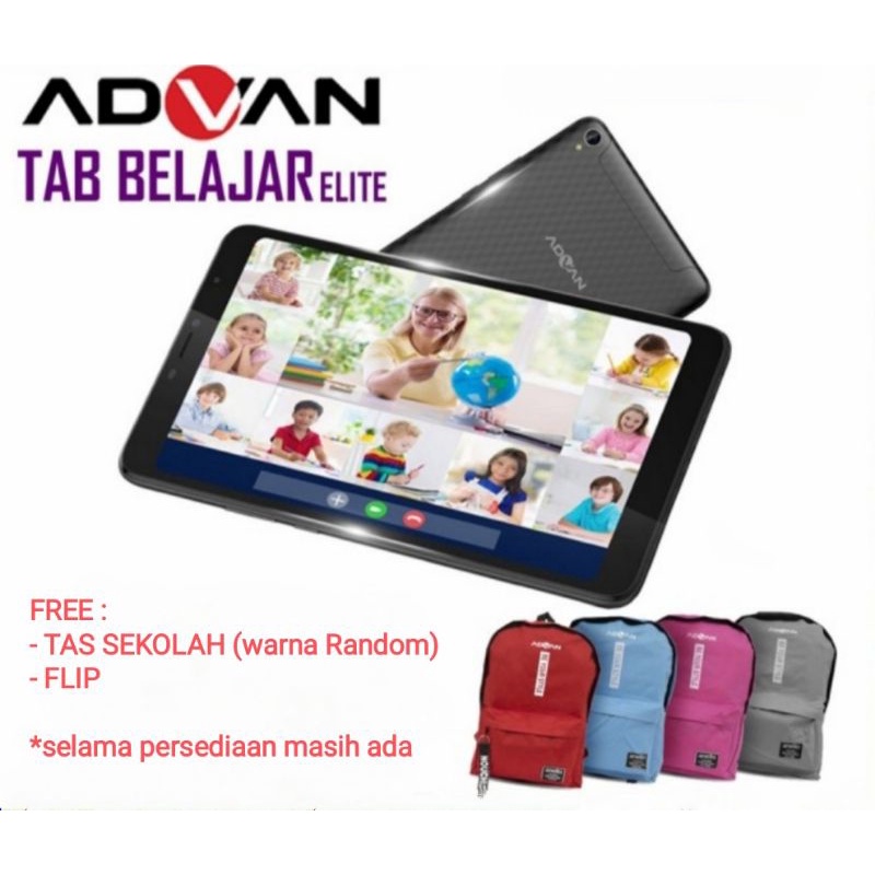 Advan Tab 8 Elite Belajar 3/16gb Resmi Advan Indonesia