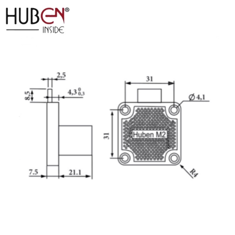 Kunci Laci / Kunci Lemari Huben HM-181 M2