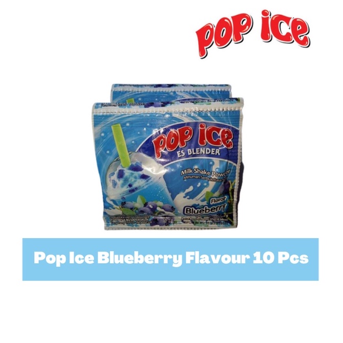 

POP ICE BLUEBERRY FLAVOUR 10 SACHET