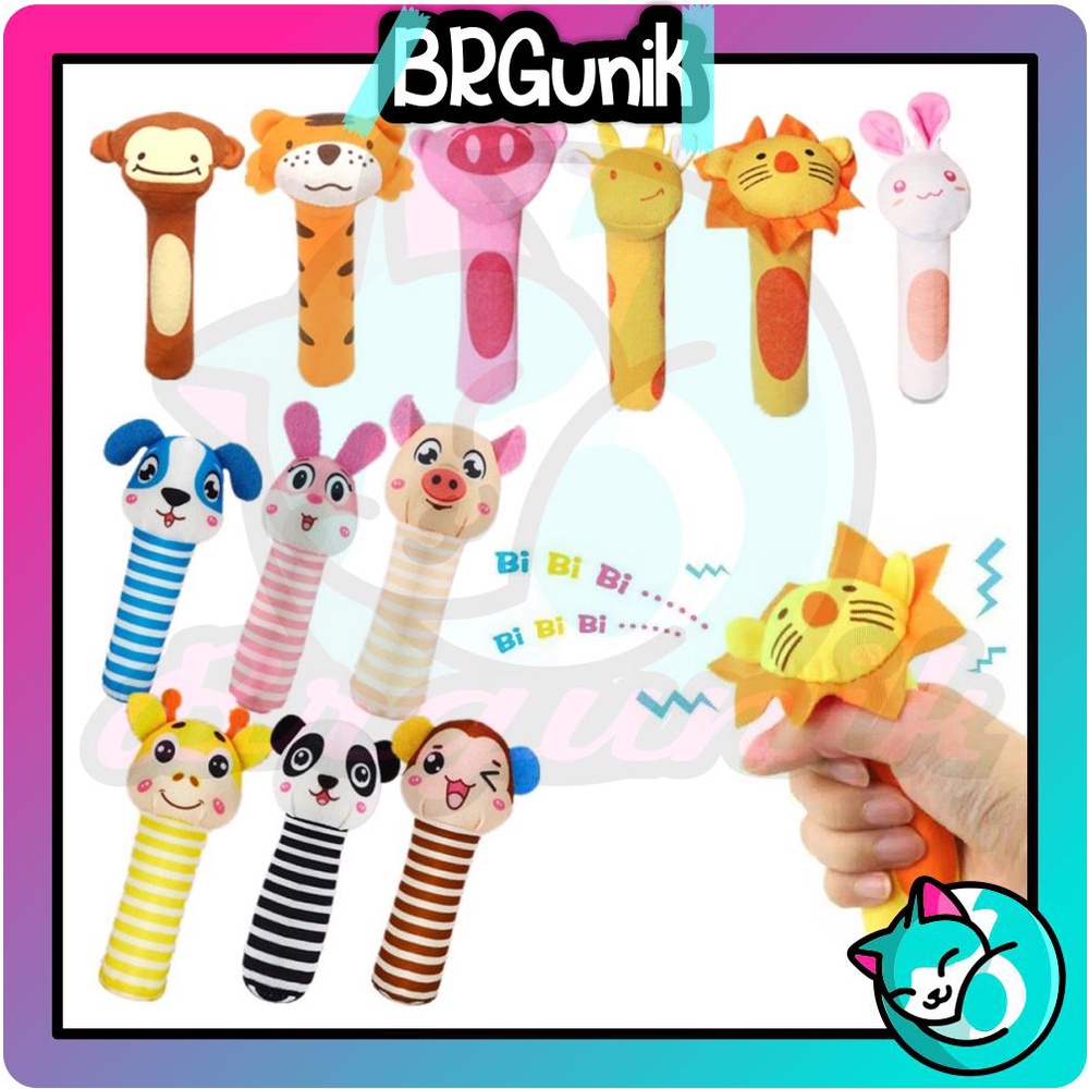 BRGUNIK Mainan Tangan Bayi Bunyi Baby Hand Rattle Toy Stick R579