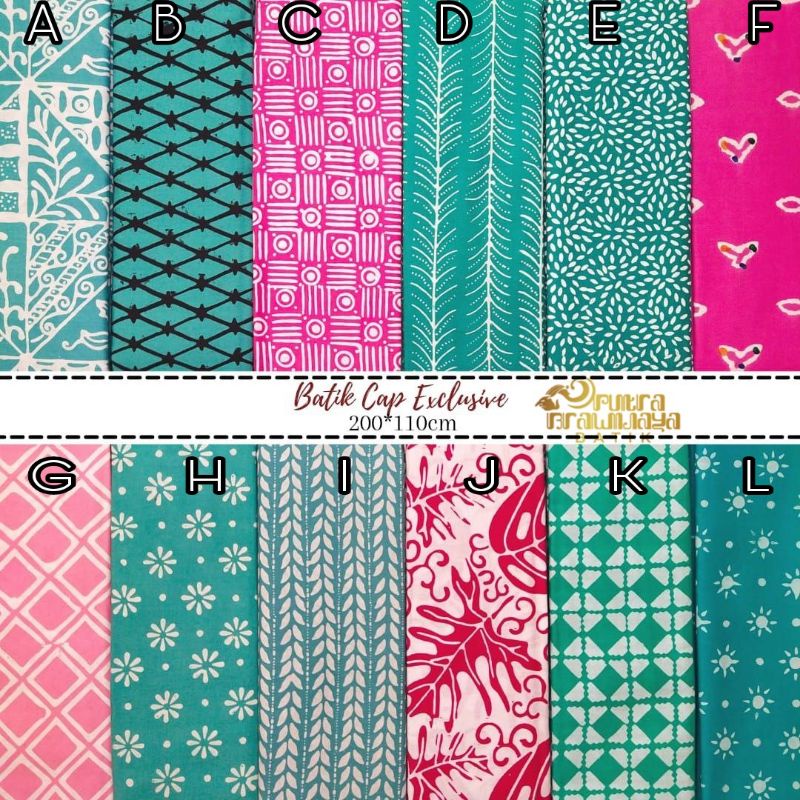 HN Kain Batik Cap Wayang Dasar Hitam Putrabrawijaya Batik Grosir Kain batik Pekalongan Murah