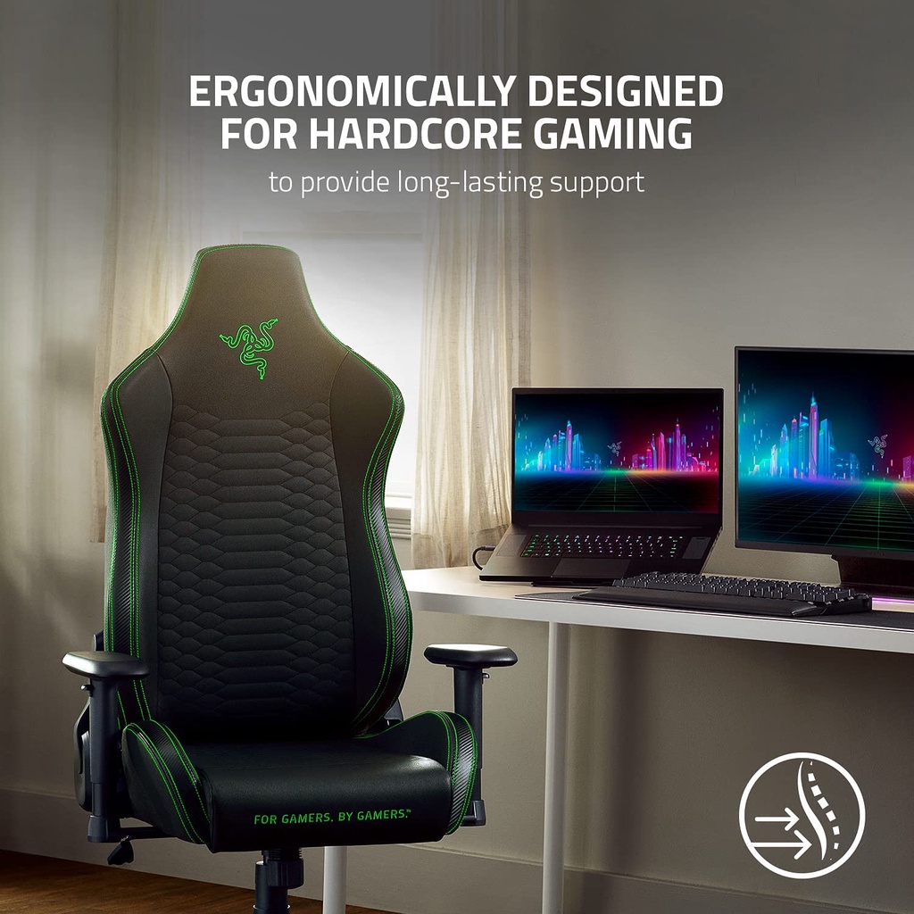 Razer Iskur X Ergonomic Gaming Chair For Hardcore Gaming Kursi Gaming