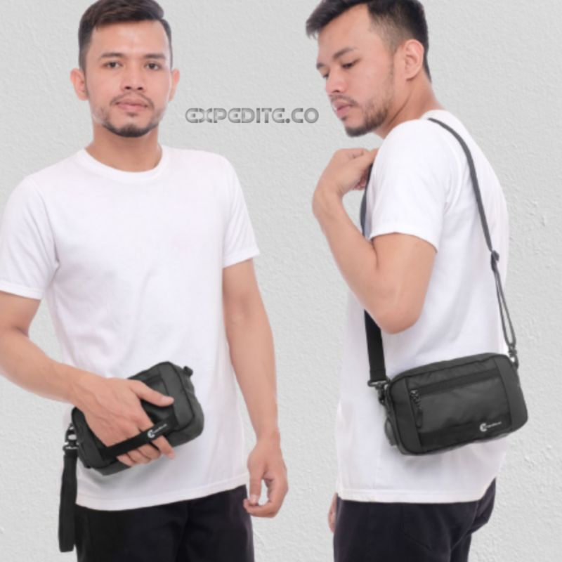 Clutch Bag Giichi Sling Bag Multi fungsi Expedite.co Premium - Tas Salempang Tas tangan Pria Wanita Slingbag handbag Pouch waterproof anti air original