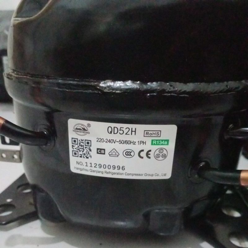 Kompresor kulkas Sharp 2pintu 1/6pk