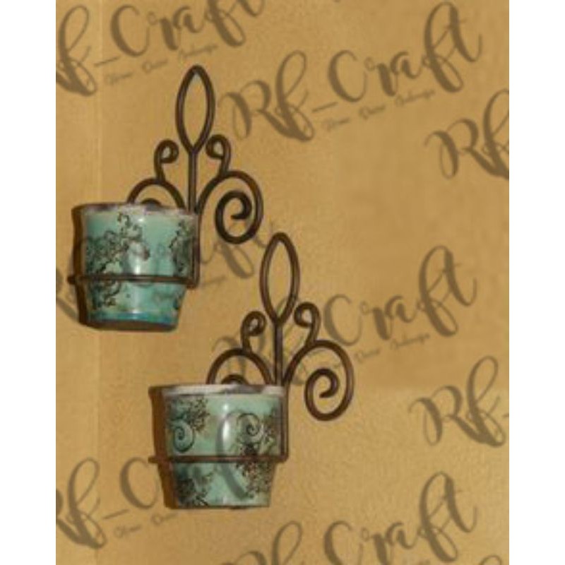 TEMPAT POT BUNGA HIASAN DINDING ORNAMEN