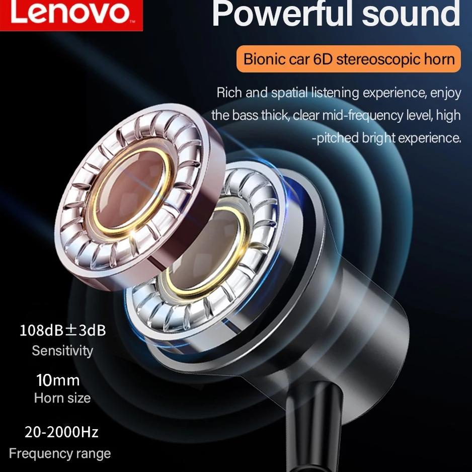 Lenovo XE05 Headset Bluetooth Sport Magnetik Wireless Bass Stereo "TGR. 81131"