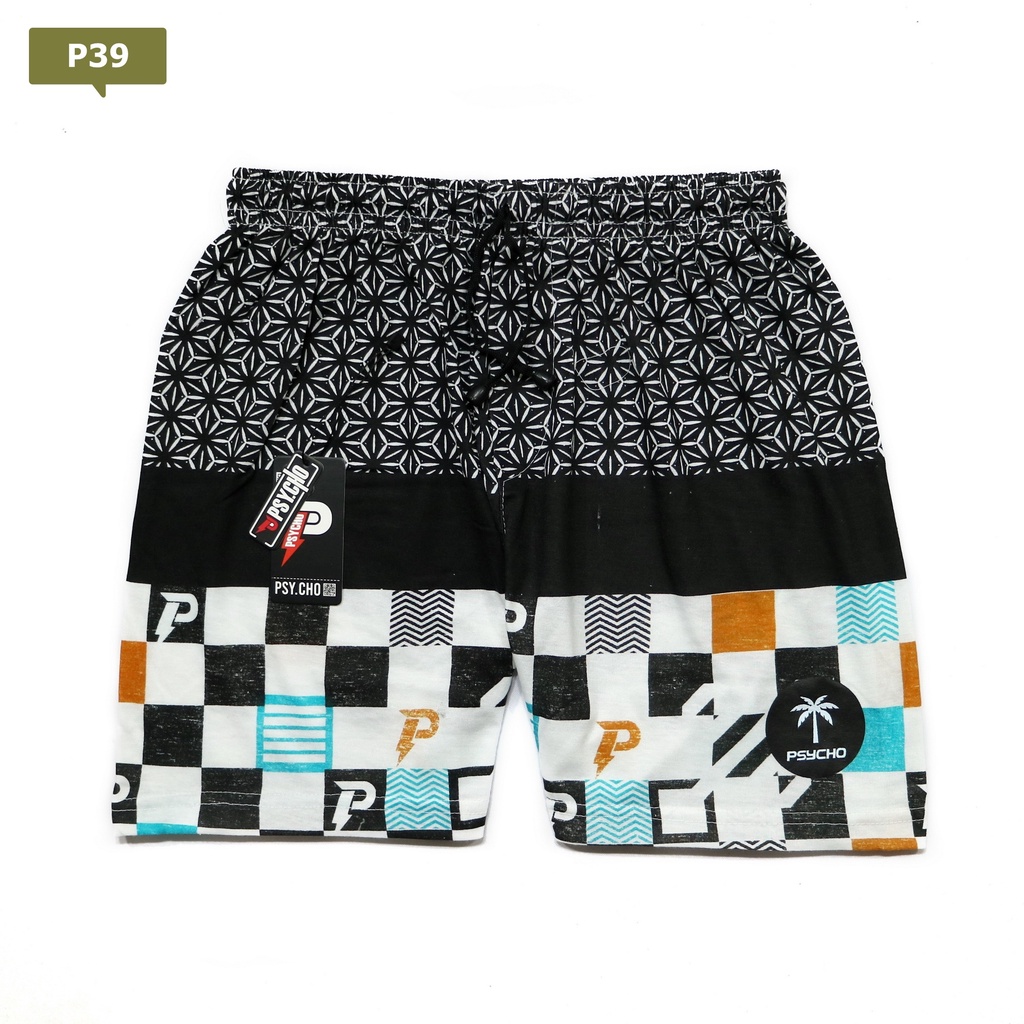 BEST SELLER 1 - PSYCHO BOXER PRIA WANITA| CELANA DALAM PENDEK KOLOR BOXSER PANTAI BAHAN KATUN| BOKSER BRIEF LAKI LAKI DEWASA-GC-X35