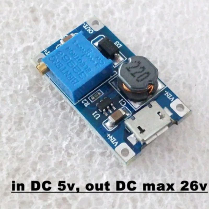 STEP UP DC 5V TO 12 V USB MIKRO