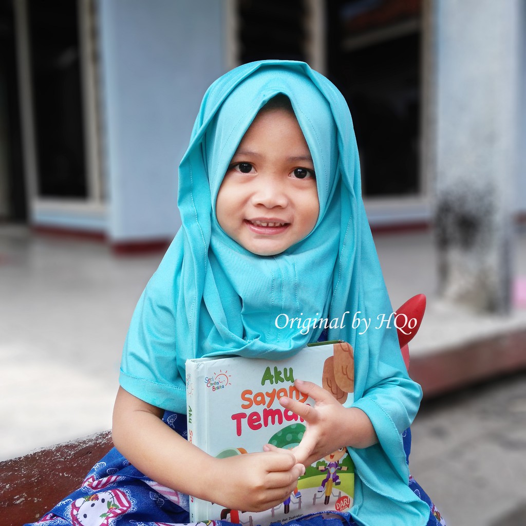 HQo Kerudung Anak Bayi / Jilbab Anak Lucu / Hijab Anak / Pashmina Anak / Pasmina Anak / Tosca