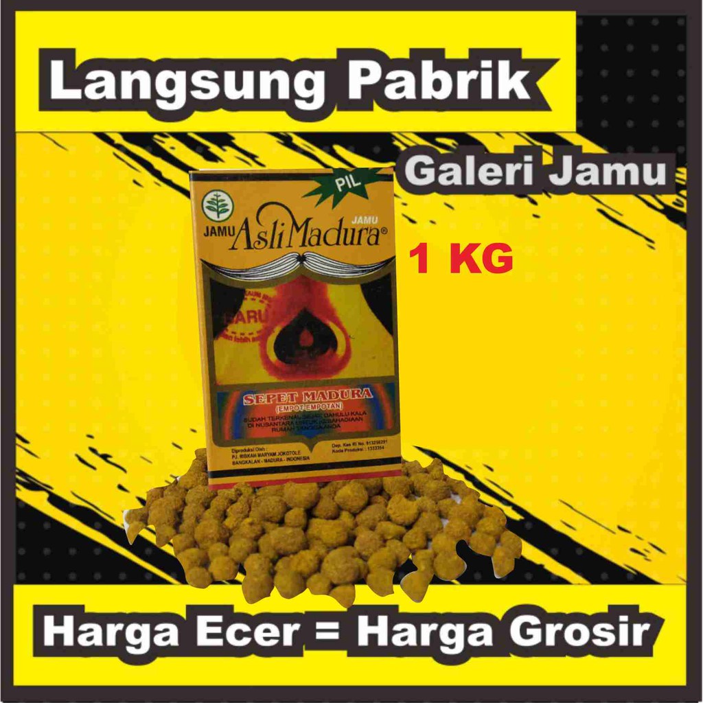 

Galeri Jamu JAMU MADURA EMPOT EMPOT KEMASAN 1 KG