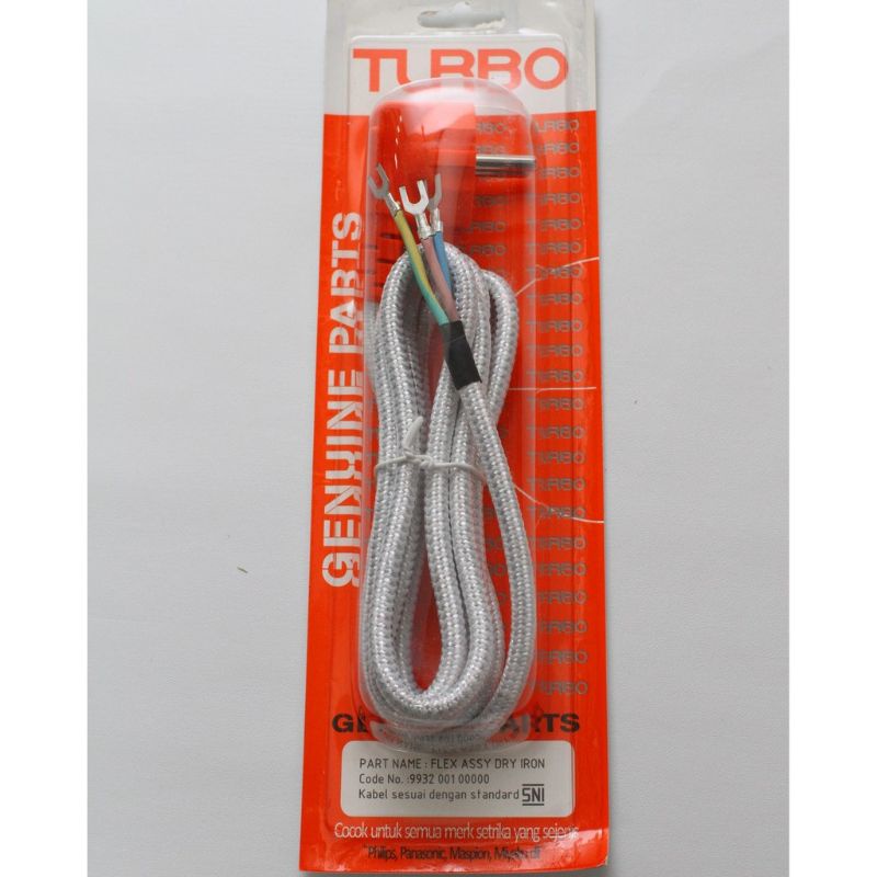 KABEL SETRIKA FLEX ASSY ORIGINAL TURBO BISA UNTUK SEMUA MEREK SETRIKA COSMOS MIYAKO MASPION DLL