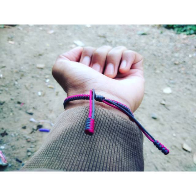 Gelang paracord - tali paracord 1.2mm