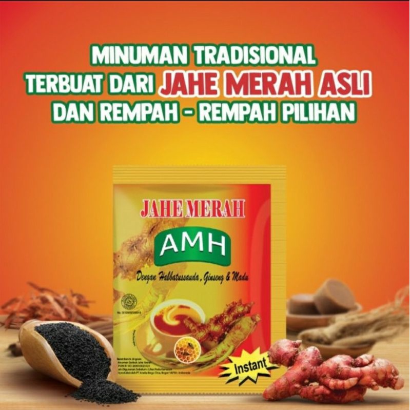 

Jahe Merah AMH plus Habbatussauda Ginseng Madu