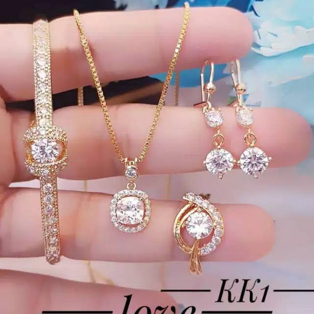 Xuping set perhiasan lapis