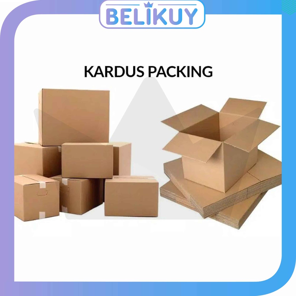 

Belikuy COD Tambahan packingan Kardus agar paket lebih aman dan safety