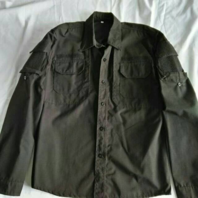 Baju / Kemeja Tactical / PDL Hitam