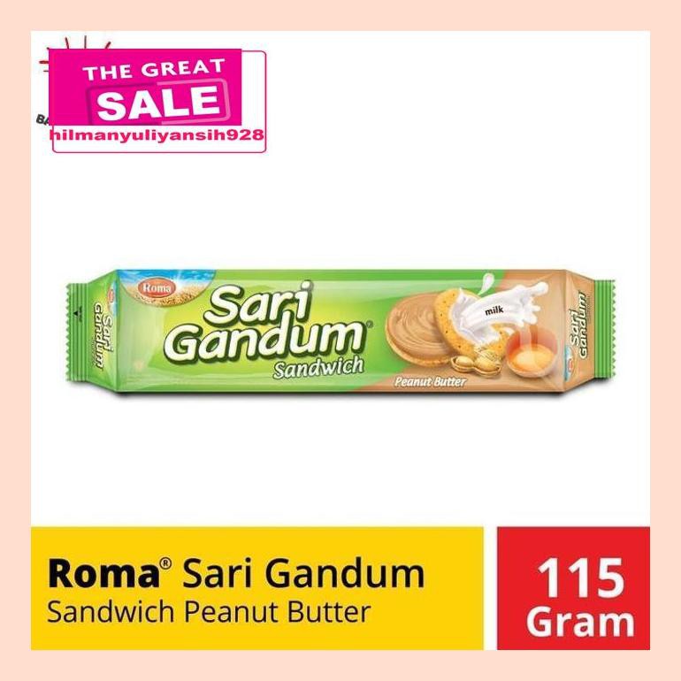 

S50Mra Roma Sari Gandum Peanut @115 Gr Ret05Vh