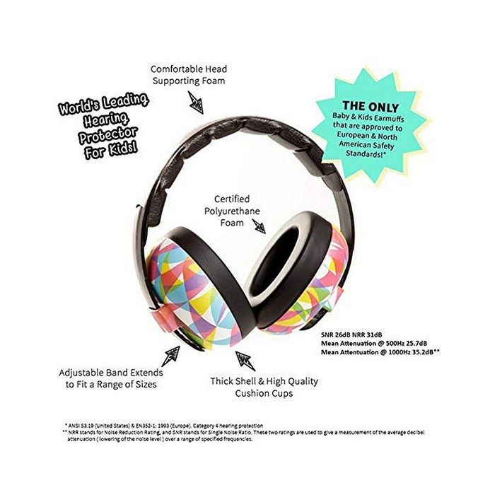 BABY BANZ EARMUFFS GEO (0-2 YEARS OLD) / PELINDUNG TELINGA BAYI