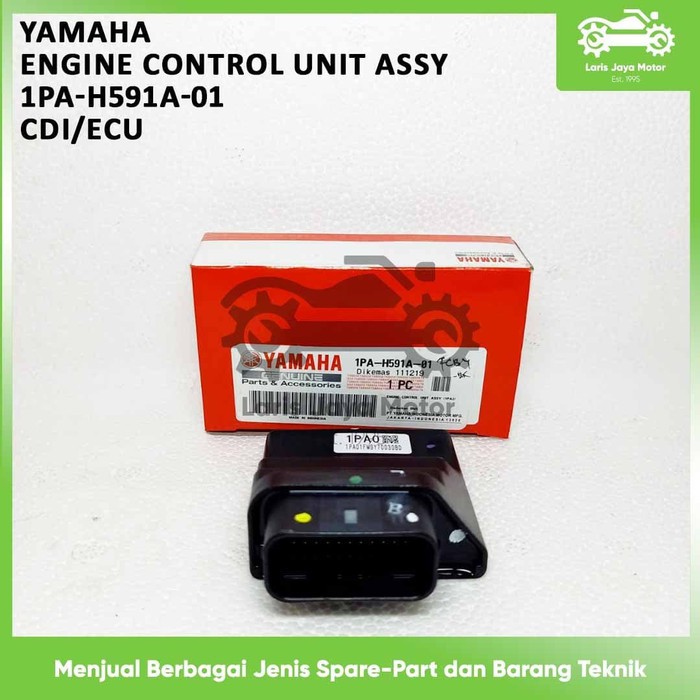 ECU ENGINE CONTROL UNIT ASSY VIXION NEW BARU 1PA H591A 01 ORIGINAL ASLI YAMAHA ECU  MOTOR VIXION NEW