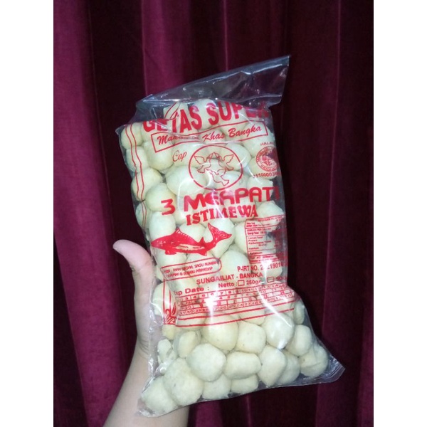 GETAS SUPER GETAS IKAN ENAK ASLI BANGKA 250gr