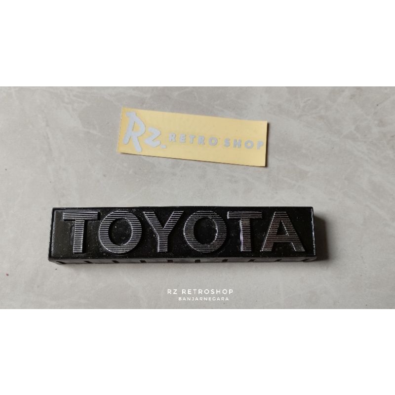 emblem toyota dx corolla dx tahun 80 original