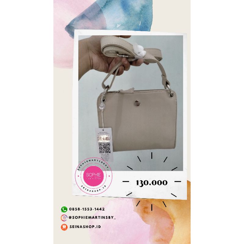 TAS SHOPIE MARTIN AMAIA CREAM BAG SALE