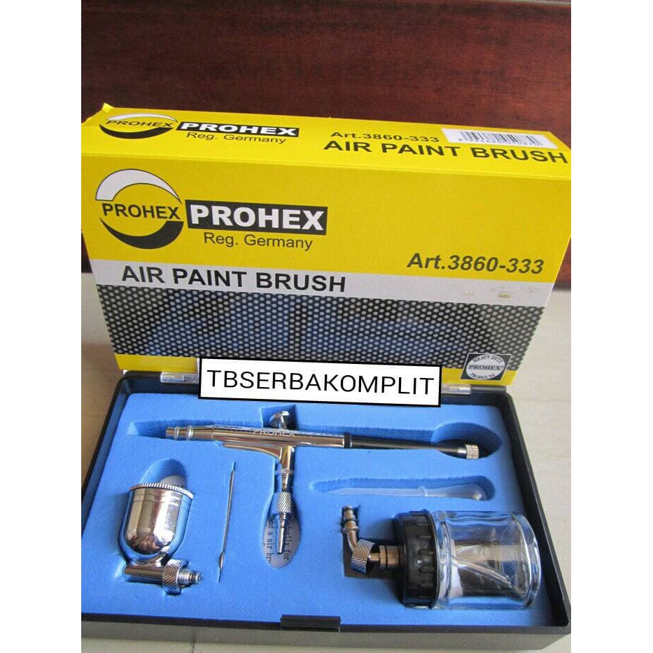 

TERMURAH / Alat Cat Varnish Prohex Reg. Germany Air Paint Brush Spray Gun Lukis