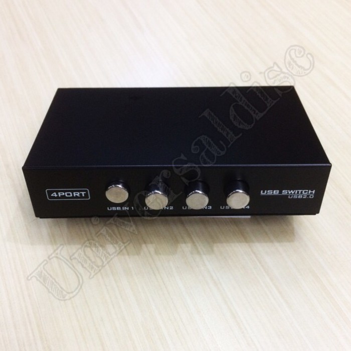 Manual Switch Printer 4 Port / Data Switcher 1-4 Usb