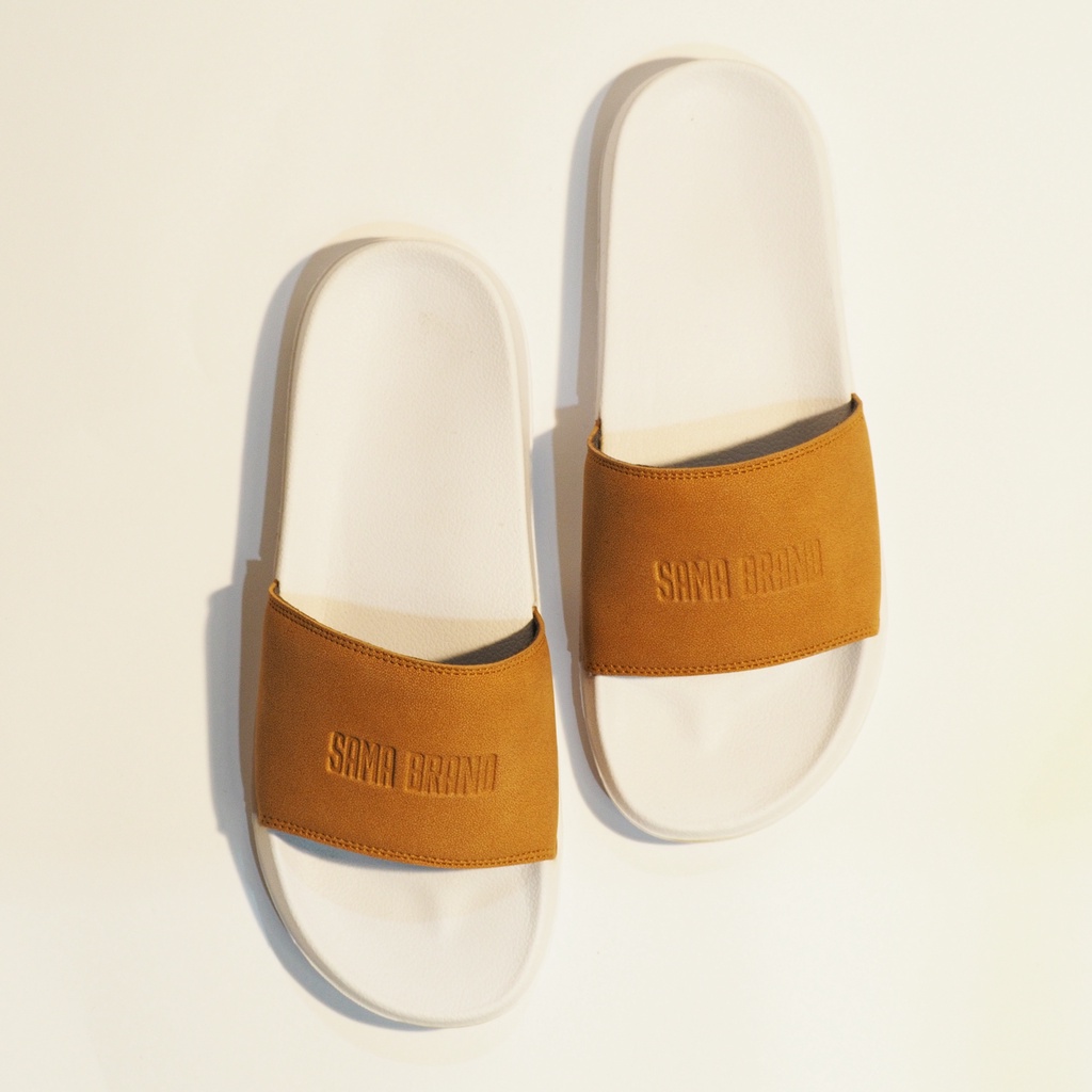 SBgoodlook - Sandal Pria Wanita - Porto Tan - Sandal Slide - Sandal Polos - Sandal Flip Flop Basic - Sandal Santai - Sandal Liburan