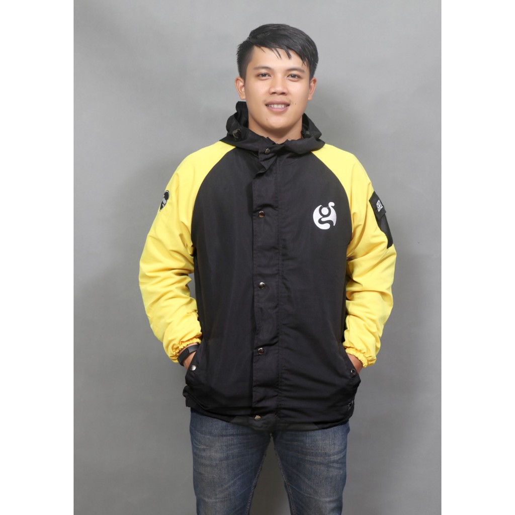mecca_shop24 - jaket Pria Casual parasut taslan Reglan Yellow - jaket Parasut pria - Jaket Murah