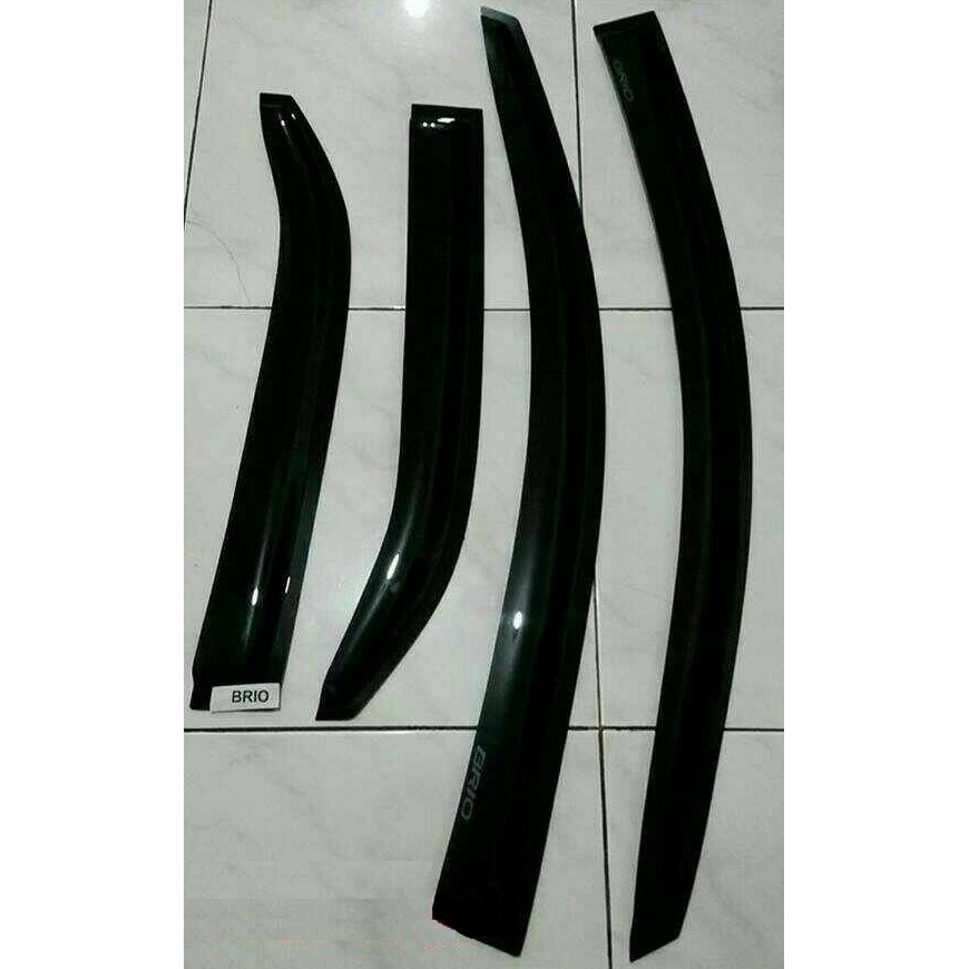 Talang Air Side Visor Model Slim Mobil New Brio Rs