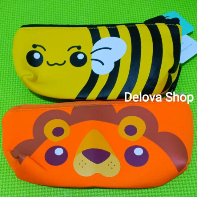

Kotak pensil anak Inone Dompet kosmetik Fancy Tempat pensil bahan kain Tempat pensil lucu