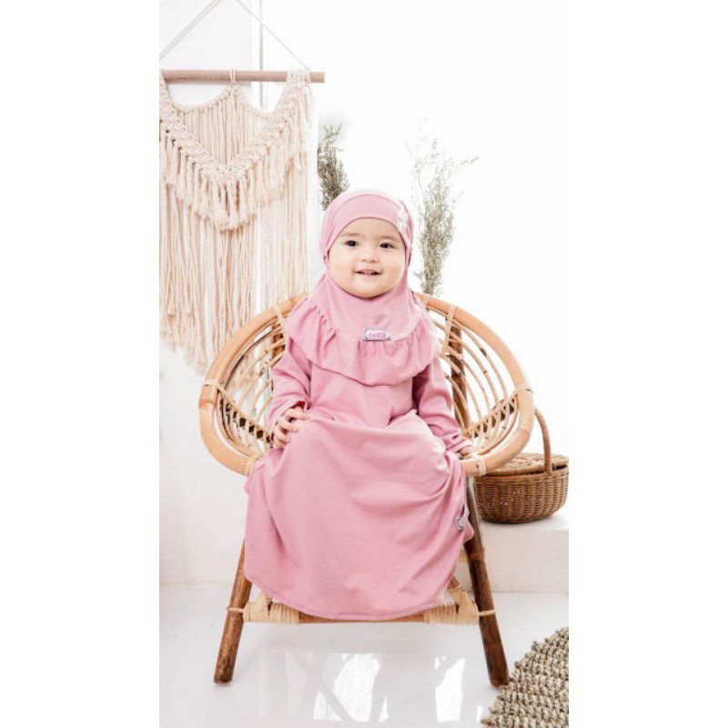 GAMIS anak pakaian bayi newborn gamis kalla pakaian muslim anak(cetta)