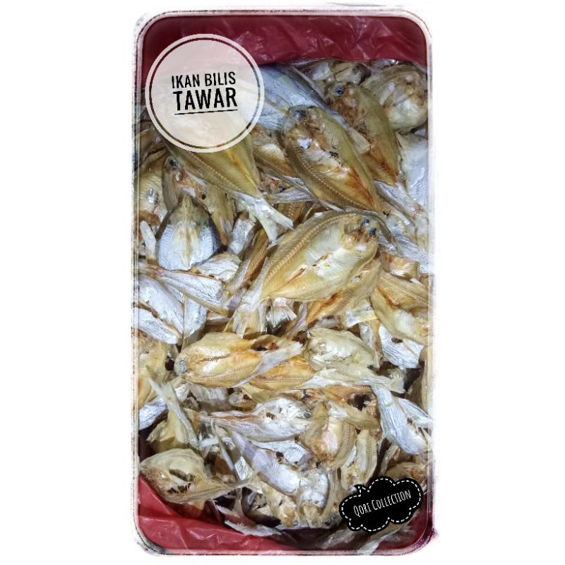 

ikan asin bilis enak gurih dan renyah kemasan 250gr