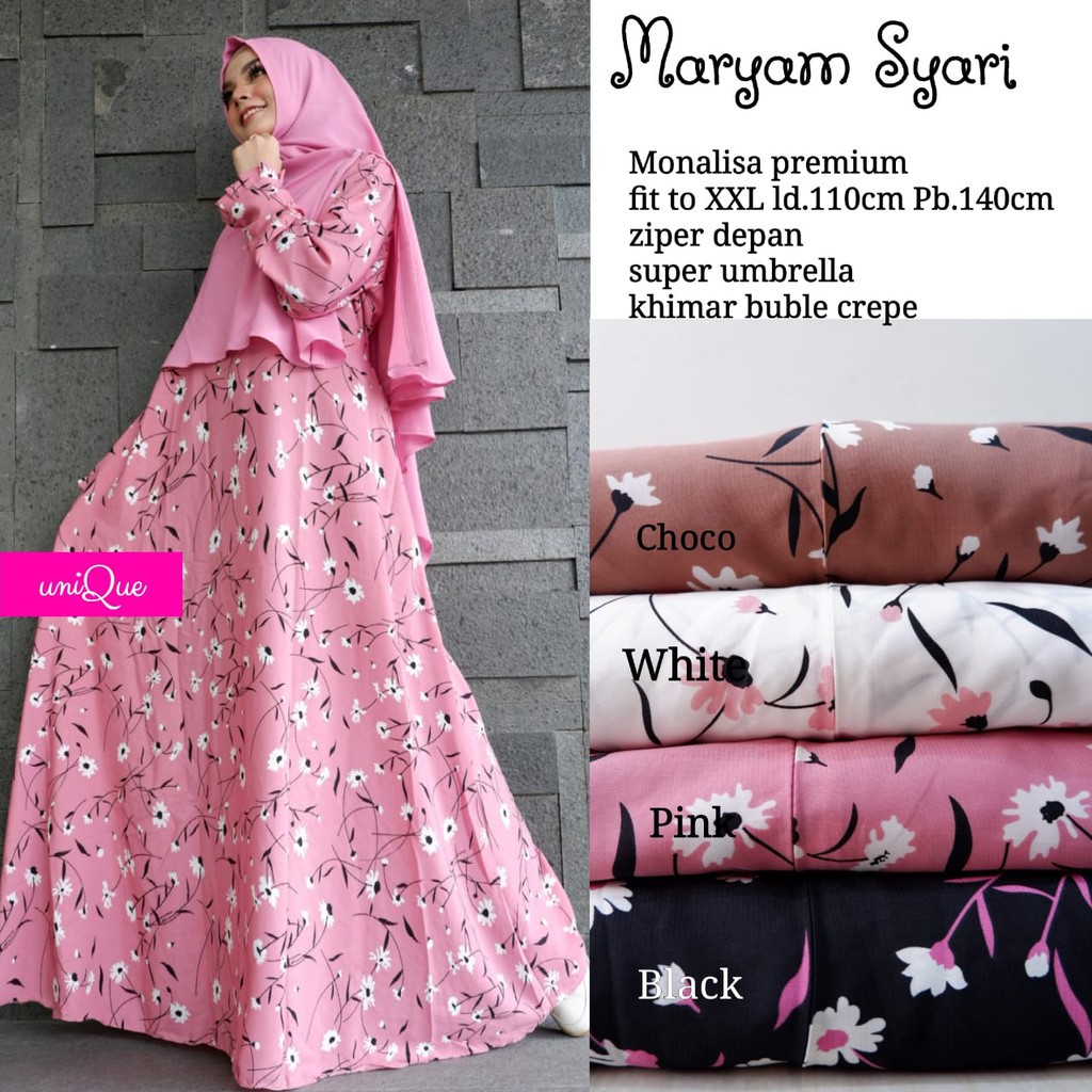 maryam syari ori by unique 3004