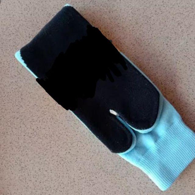Kaos Kaki Jempol Termurah TERLARIS Kaos Kaki polos bahan polister random-Biru muda