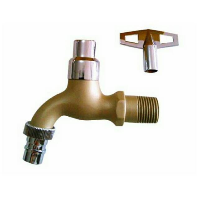 Kran taman KUNCI onda A821K - keran air taman mesin cuci onda bisa dikunci brass faucet wudhu  /H19